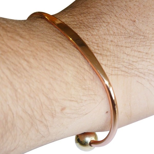 Bracelet en cuivre magnétique pour homme